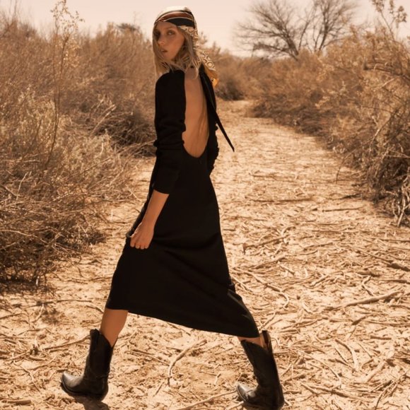 Zara Limited Edition Open Back Dress - Picture 1 of 4